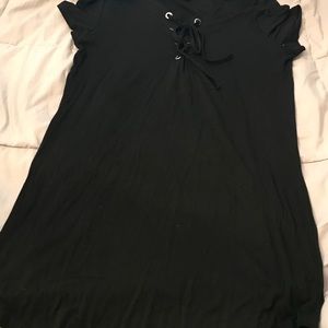 Lace up Bodycon mini dress